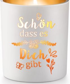 CadeauJoie Geschenke für Frauen, Lavendel Flammenduftkerze Muttertagsgeschenk für Mama, Geburtstagsgeschenk für Frauen, Geschenk für Freundin Mama Oma Geburtstag Muttertag Ostern Hochzeitstag
