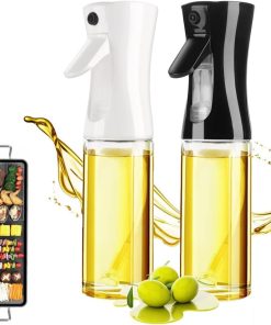 Pecewlos 2 Stücke Ölsprüher. 300ml Ölspray für die Küche Öl Olivenöl Spray Salat Öilspender für Speiseöl - und Essigsprüher. Kochspray Gadget Airfryer Sprühflasche für Zitrone