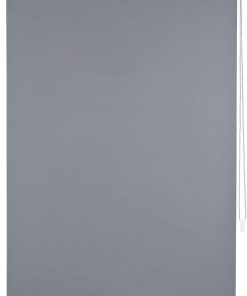 EUGAD Verdunklungsrollo ohne Bohren Thermorollo Klemmfix Seitenzugrollo mit gleichfarbige Zubehör und Beschichtung, Sonnen-, Sicht-Schutz usw. Klemmrollo für Fenster & Türen, Dunkelgrau 50x160 cm