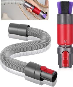 Toaren Rückstandsloser Staubpinsel Staubsauger,Staubsauger Zubehör,Kratzfreie Staubbürste für V15/V8/V10/V11/V12 mit Flexibler Schlauch,Effektiven Staubentfernung,Ersatz Zubehör