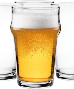 Glasmark KROSNO 1992 Biergläser Set 4 Stück 300 ml Pils Bierglas Stout Ale Gläser Für Bier Bierseidel Bierkrug Spülmaschinengeeignet