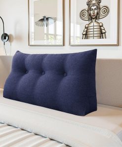 LELEFIDO Kopfteil Bett Rückenkissen – Großes Lesekissen für Bett & Sofa, Bequemes Rückenstützkissen fürs Lesen, Entspannen & Sitzen, Dekoratives Kopfteil Kissen