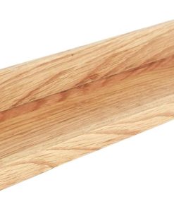 IBUYKE Wandregal in U-Form, 30/45/60/90 cm Schweberegal Vintage-Stil Hängeregal Büroregal für Dekos, Wohnzimmer, Schlafzimmer und Büro, Holzfarbe RF-GB544