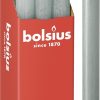 Bolsius - Rustik Stabkerzen - Jadegrün - 9 Stück - 27 x 2.3 cm - Länge Brenndauer 13 Stunden - Unparfümierte - Enthält Natürliches Pflanzenwachs - Ohne Palmöl