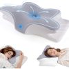 JeeLeeko Nackenstützkissen, Memory Foam Kissen, Ergonomisches Kopfkissen, Anti schnarch Kissen für Seitenschläfer, Rücken- und Bauchschläfer mit Nackenstütze