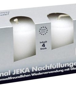 Jeka - Refill No. 24, Pack of 4, Refills for Grave Candles, Ebersbacher Candles