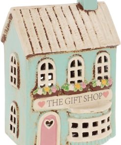 Shudehill Giftware Dorf-Töpfereien und Café Teelichthäuser - Gemüsehändler, Teestuben, Florist & Mehr (Geschenkladen)