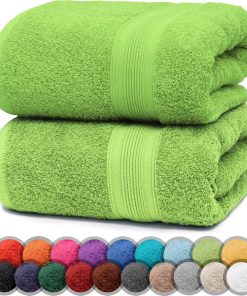 NatureMark 2 Pack Shower Towels Premium Quality 70 x 140 cm Shower Towel Double Pack, 70 X 140 CM
